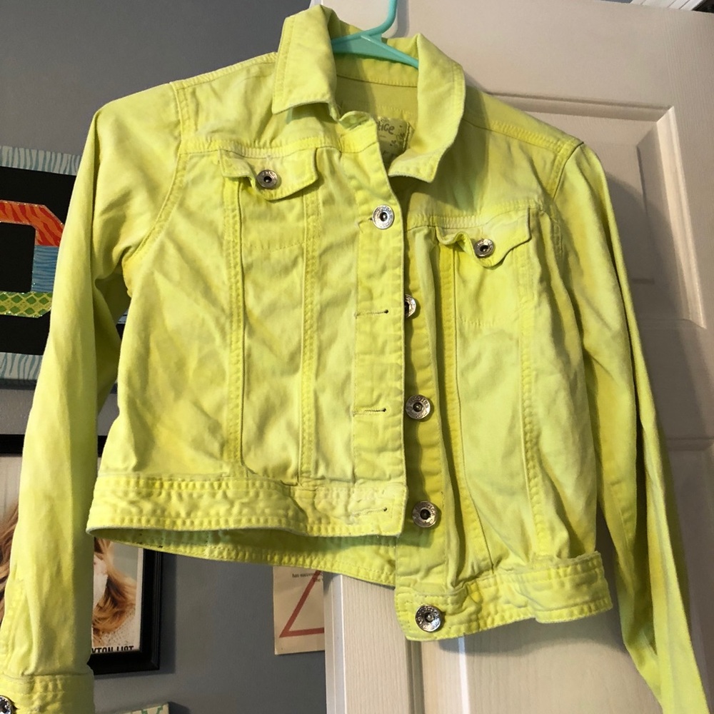 Justice jean jack neon green